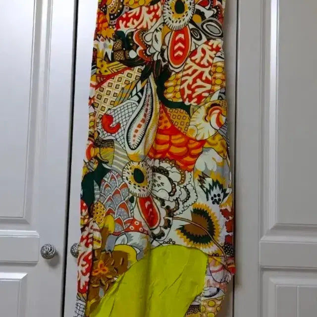 [BUNJANG] Sleeveless Long Print Dress / 민소매 롱 프린트원피스 44~ 55  휴양지여름여행지비치원피스