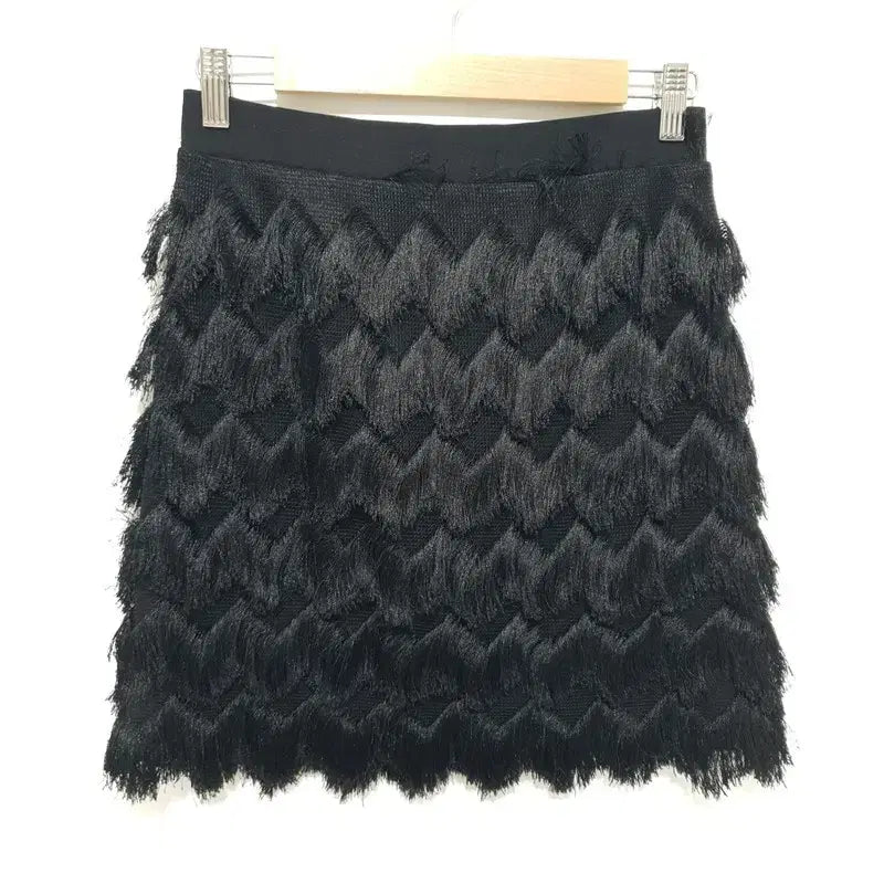 [BUNJANG] Zara Fringe Knit Skirt / 자라 프린지 니트 스커트 S_M0109