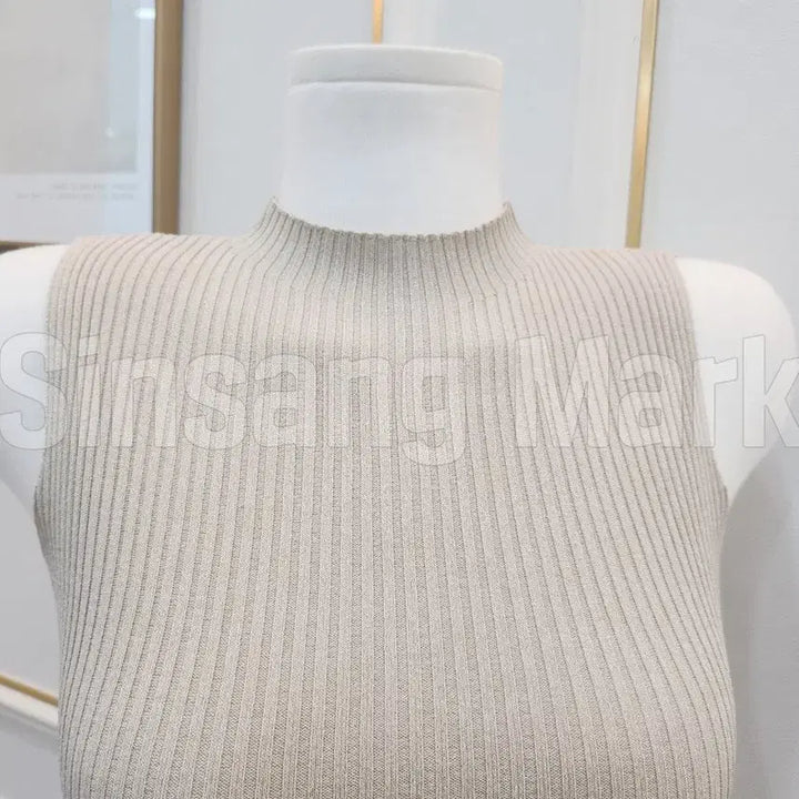 [BUNJANG] Ribbed Sleeveless Top - Summer Basic / [빠른발송] 칼라추가 K나시 CC나시얇은버전 골지 여름 섹시 반목 기본