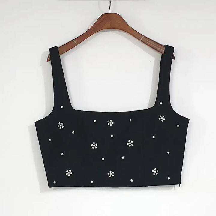 [BUNJANG] ZARA Cubic Bustier Top Size 66 / ZARA 자라 큐빅 뷔스티에 66