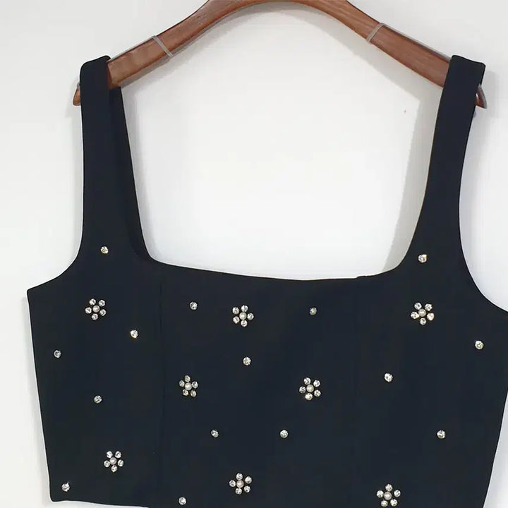[BUNJANG] ZARA Cubic Bustier Top Size 66 / ZARA 자라 큐빅 뷔스티에 66