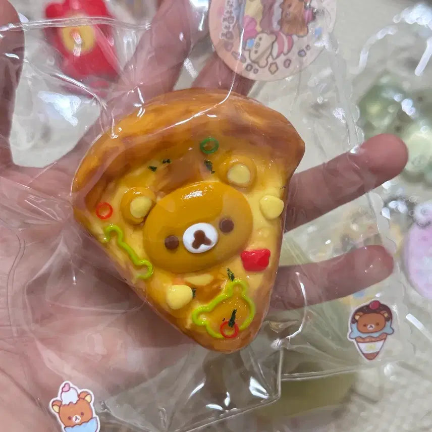 [BUNJANG] Rilakkuma Pizza Squishy Toy / 피자 리락쿠마 말랑이