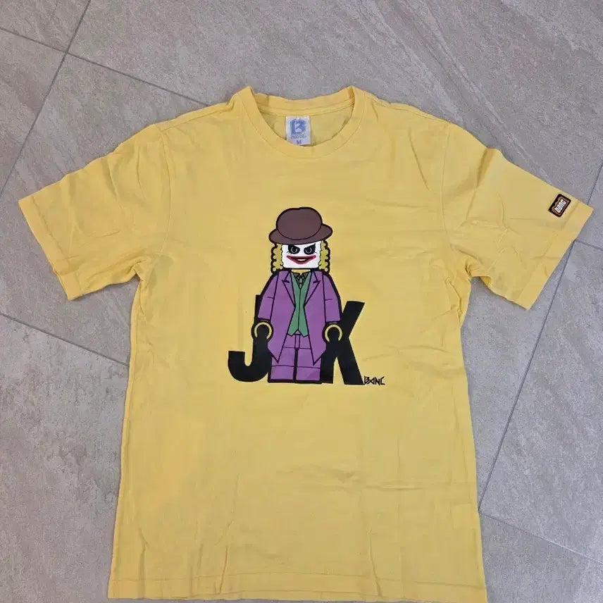 [BUNJANG] BANC Vintage Yellow Joker Short Sleeve T-Shirt / 뱅크 빈티지 옐로우 조커 반팔티