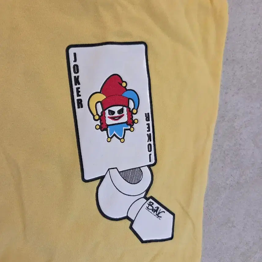 [BUNJANG] BANC Vintage Yellow Joker Short Sleeve T-Shirt / 뱅크 빈티지 옐로우 조커 반팔티