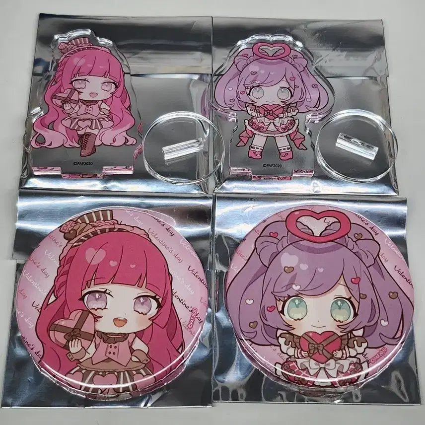 [BUNJANG] PriPara Prism Stone Acrylic Can Badge Set - Hibiki, Lala, Sophie, Mirei / [ 2박스 공구 ] 프리파라 프리즘스톤 아크릴 캔뱃지 히비키라라소피미래