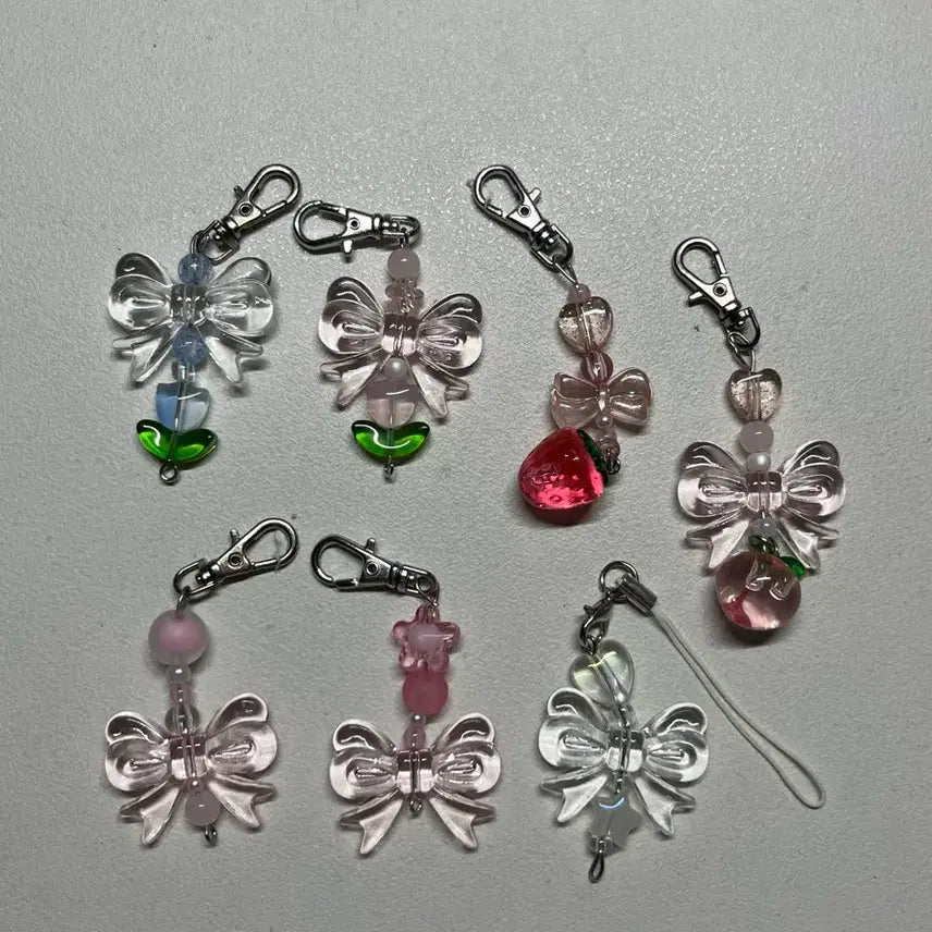 [BUNJANG] Handmade Beaded Keychain / 핸드메이드 비즈 키링