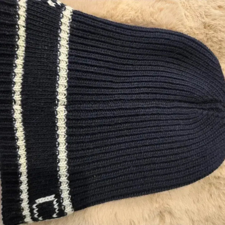 [BUNJANG] Christian Dior Navy Wool Cashmere Blend Beanie / 정품  디올 CHRISTIAN DIOR 네이비 비니