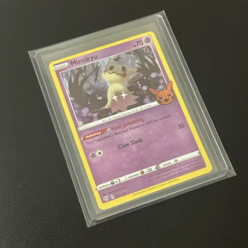 [BUNJANG] Pokemon Card 091/189 Mimikyu 2022 Halloween Promo / 포켓몬카드 091/189 미미큐 따라큐 2022 할로윈 프로모 카드