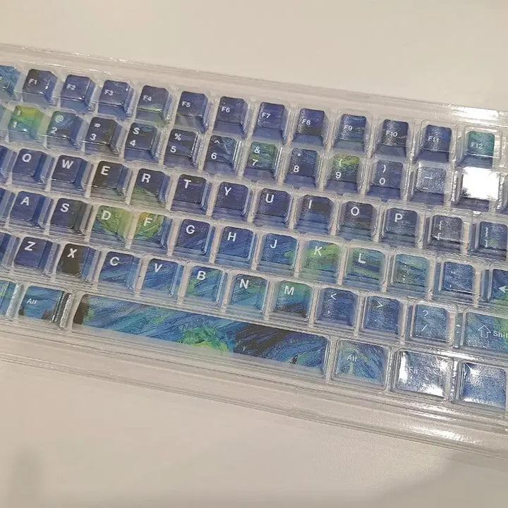 [BUNJANG] Van Gogh Starry Night Mechanical Keyboard Keycaps / 고흐 별이 빛나는 밤 명화 기계식 키보드 체리 키캡
