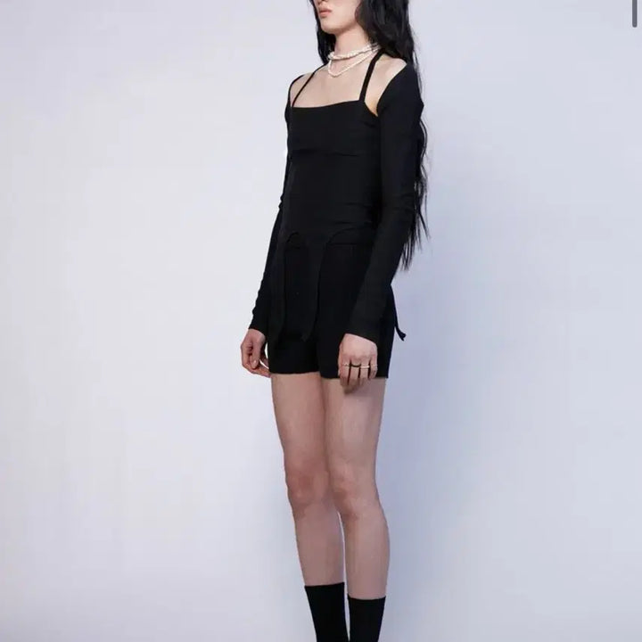 [BUNJANG] Nache Garter Top Set / nache 나체 가터탑 세트