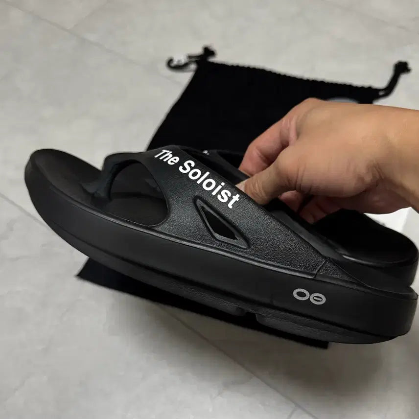 [BUNJANG] OOFOS Soloist Black Sneakers (270mm) / 우포스 솔로이스트 판매