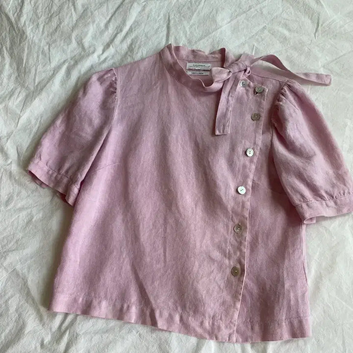 [BUNJANG] Zara Lavender Linen Blouse / zara 라벤더 리넨 블라우스