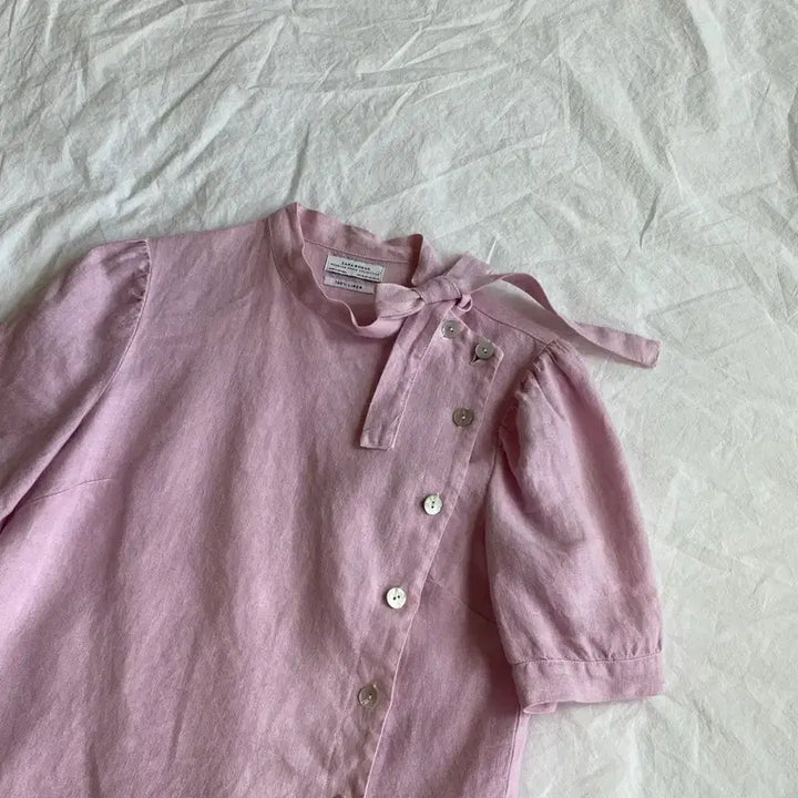[BUNJANG] Zara Lavender Linen Blouse / zara 라벤더 리넨 블라우스
