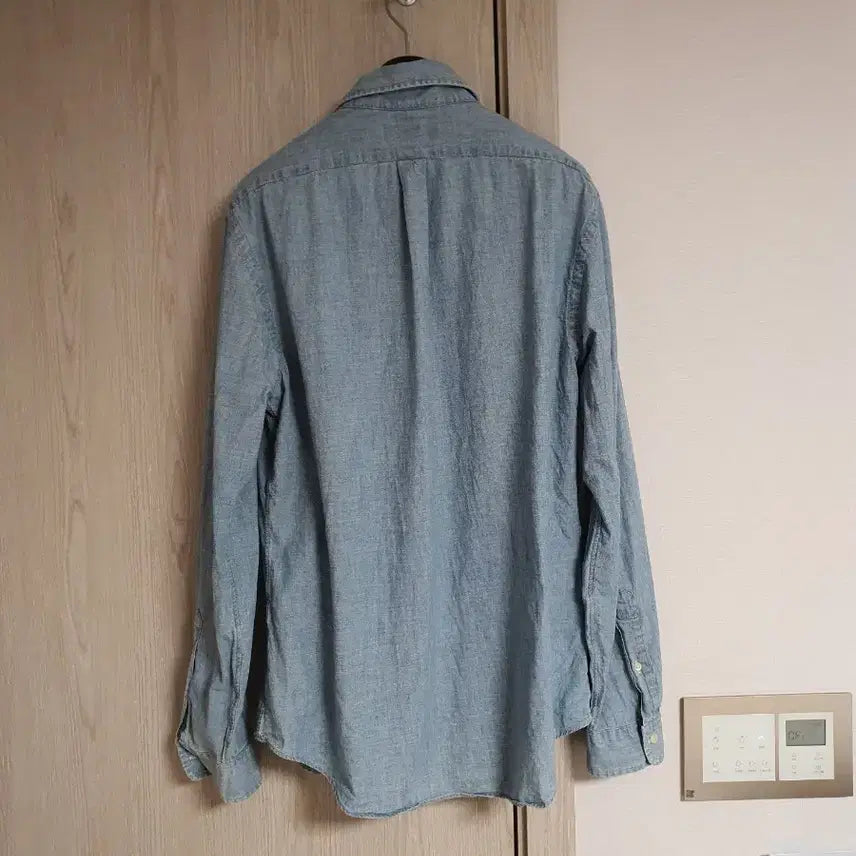 [BUNJANG] Polo Ralph Lauren Chambray Shirt Slim Fit L / 폴로랄프로렌 샴브레이 셔츠 데님셔츠 남방 슬림핏 L