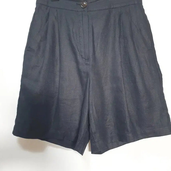 [BUNJANG] Massimo Dutti Linen Shorts Black / 마시모두띠 린넨 반바지