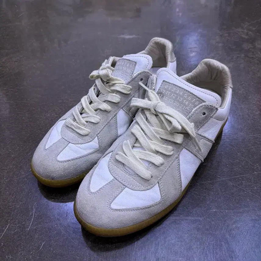 [BUNJANG] Maison Margiela German Army Sneakers Beige Suede 37.5 / 메종마르지엘라 독일군 스니커즈 37.5 (240)
