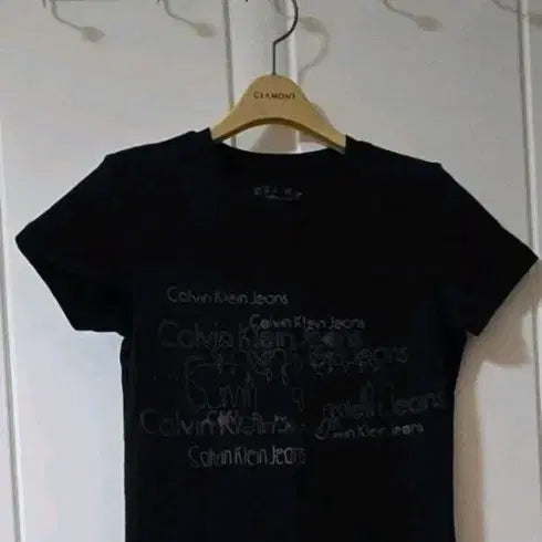 [BUNJANG] Calvin Klein Jeans Black Logo Short Sleeve T-Shirt - Size S / 캘빈클라인진 블랙 로고 반팔티 S