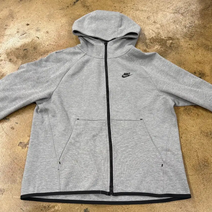 [BUNJANG] Nike Tech Fleece Hoodie Zip-Up Grey XL / [정품/XL] 나이키 테크팩 후드집업 그레이