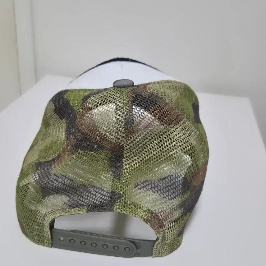 [BUNJANG] Vintage Military Camouflage Snapback Hat / 빈티지 밀리터리 모자