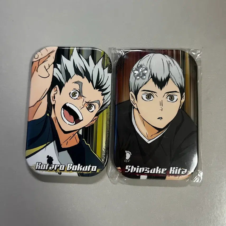 [BUNJANG] Haikyuu!! Character Can Badges (Kita Shinsuke, Kotaro Bokuto) / 하이큐 굿즈 키타 신스케 코타로 보쿠토 캔뱃지