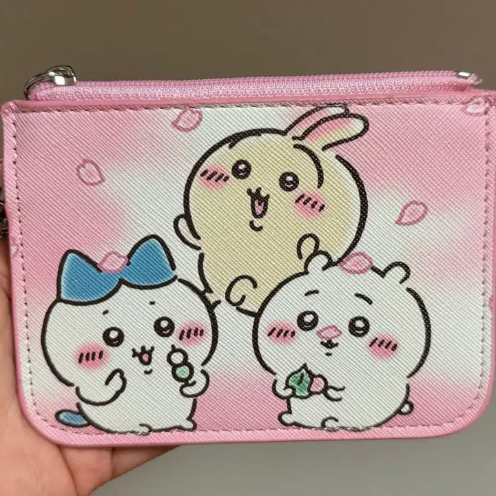 [BUNJANG] Chiikawa Cherry Blossom Card Holder / 치이카와 벚꽃 카드지갑