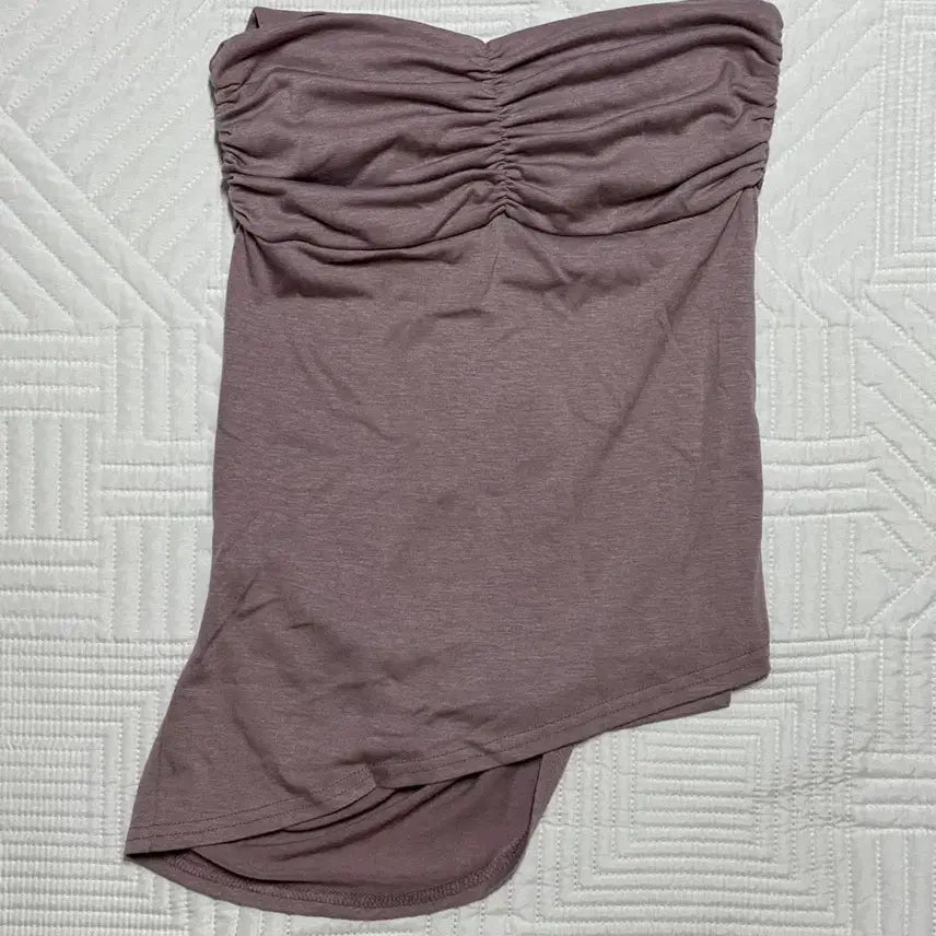 [BUNJANG] Ribbon Shirring Tube Top / 리본 셔링 튜브탑