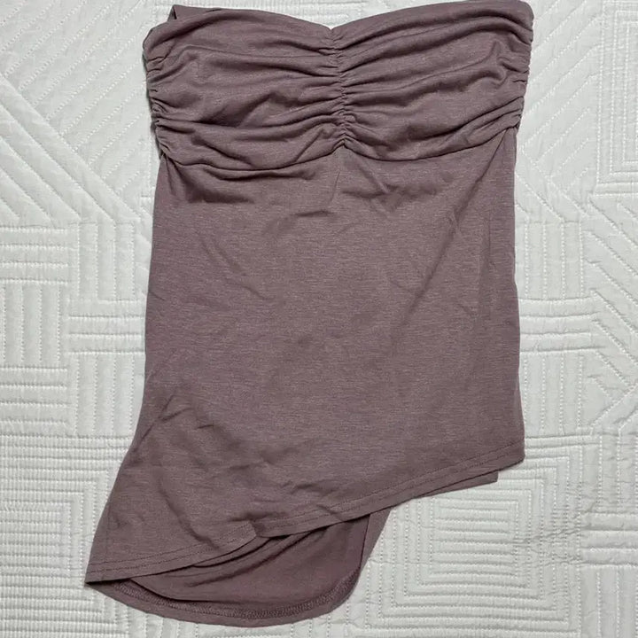 [BUNJANG] Ribbon Shirring Tube Top / 리본 셔링 튜브탑