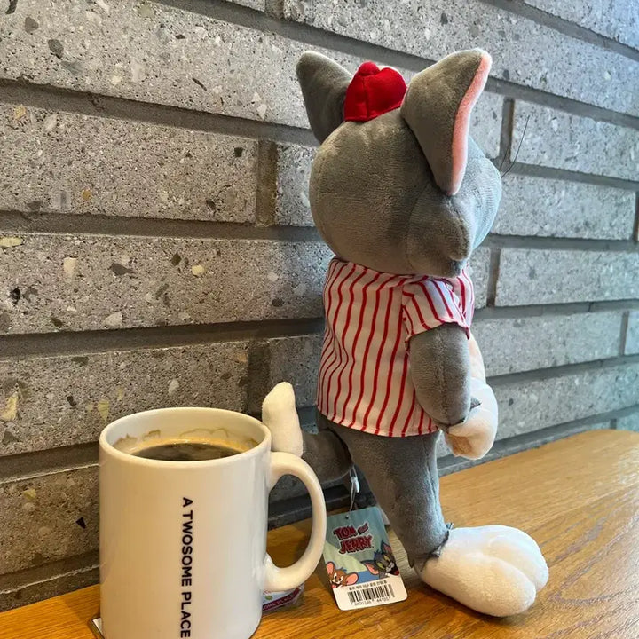[BUNJANG] Tom and Jerry Baseball Medium Plush - Tom / 톰과제리 야구중형인형-톰