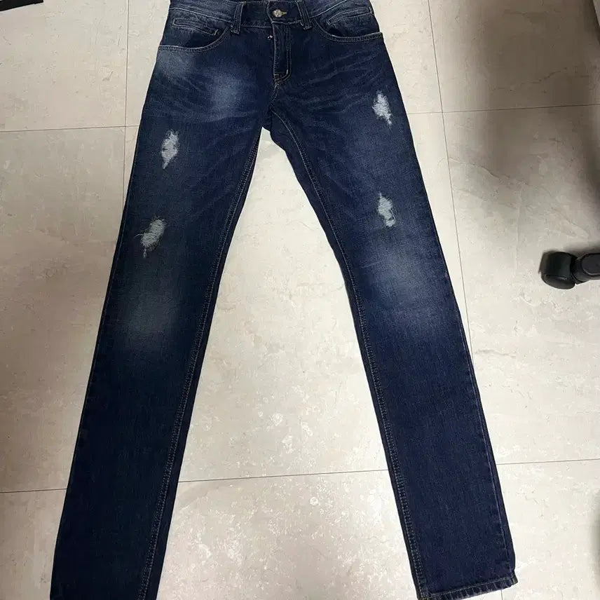 [BUNJANG] Dolce &amp; Gabbana 14 Gold Silver Button Archive Denim Jeans / 돌체앤가바나 14골드 은장 아카이브 데님 진