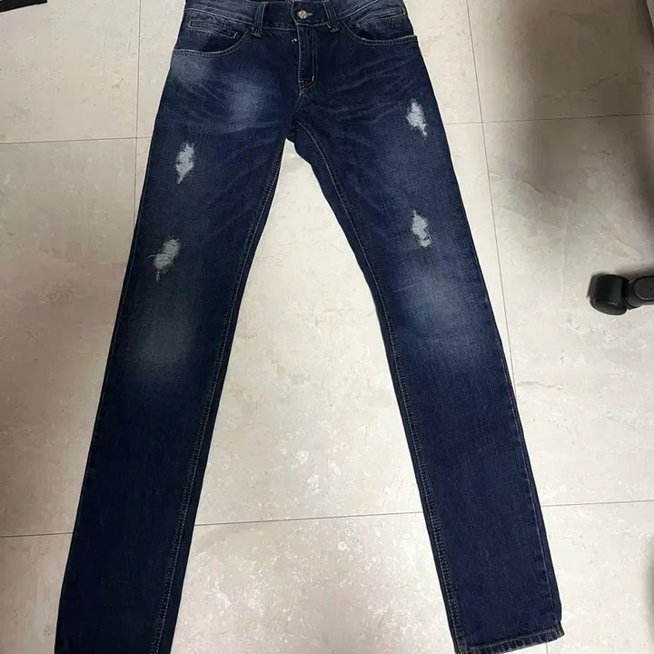 [BUNJANG] Dolce &amp; Gabbana 14 Gold Silver Button Archive Denim Jeans / 돌체앤가바나 14골드 은장 아카이브 데님 진