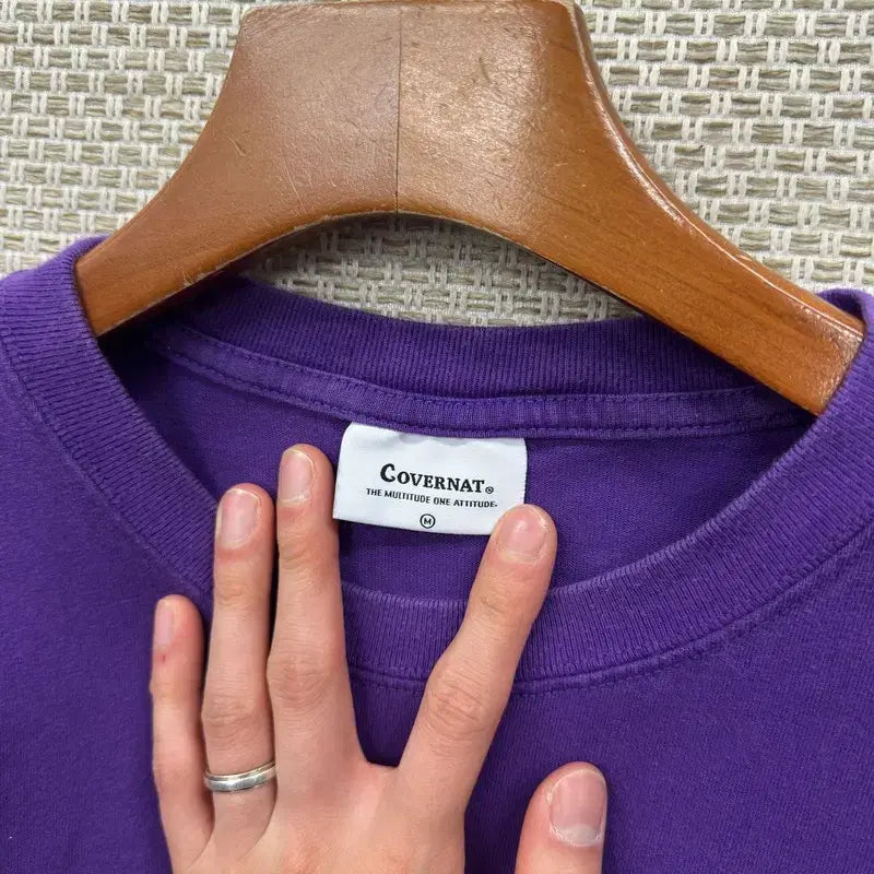 [BUNJANG] Covenat Short Sleeve T-Shirt M / 커버낫 반팔티 M D00557