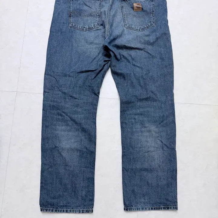 [BUNJANG] Carhartt WIP Marlow Pants Edgewood Blue Dark Used Wash Denim (38x32) / 칼하트wip 말로우 팬츠 엣지우드 블루 다크 유즈드 워시 데님(38x32