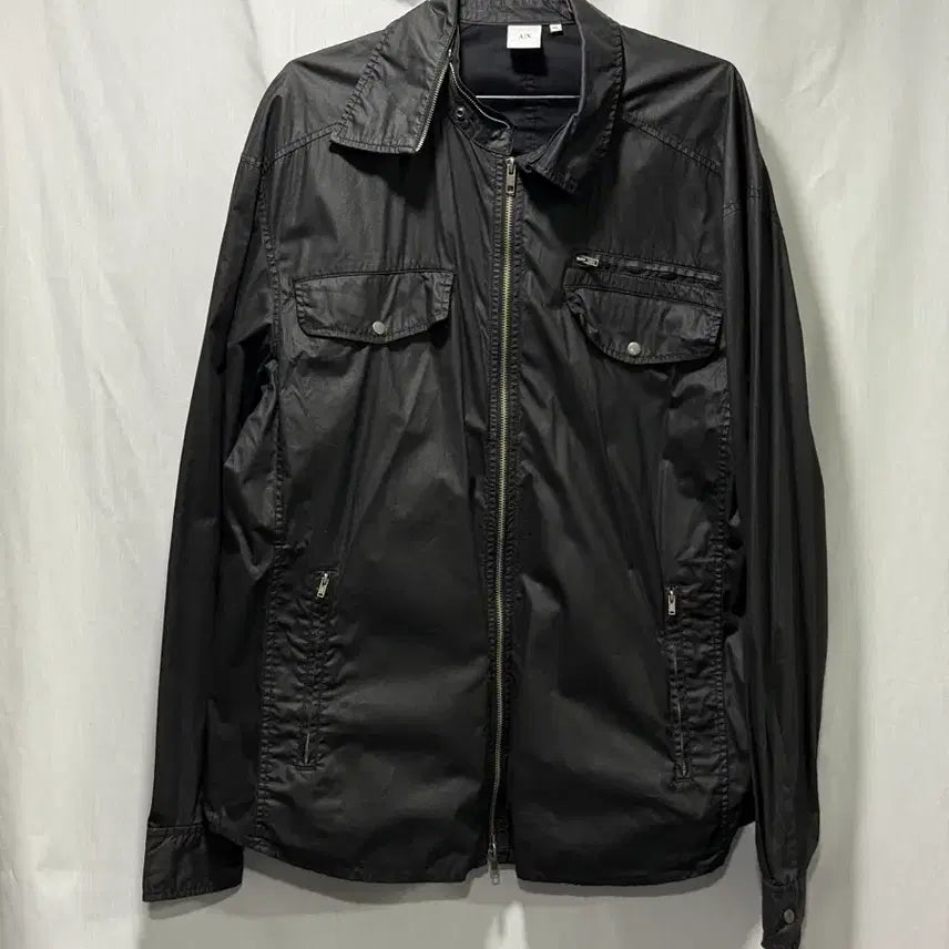 [BUNJANG] Armani Exchange A|X Black Jacket-Style Shirt / Armani Exchange, A|X