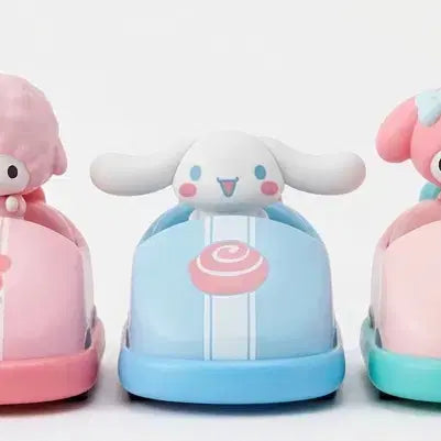 [BUNJANG] Sanrio Characters Bumper Car Figure Set (Bundle Set, 5 Types) / 일괄 ) 산리오 캐릭터 범퍼카 피규어 세트 5종