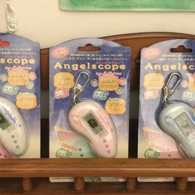 [BUNJANG] Tamagotchi Angelscope Game Console (1997 Japan Classic) / 초레어! 1997년 일본 고전 다마고치 엔젤스코프 게임기 키티 똥사이즈