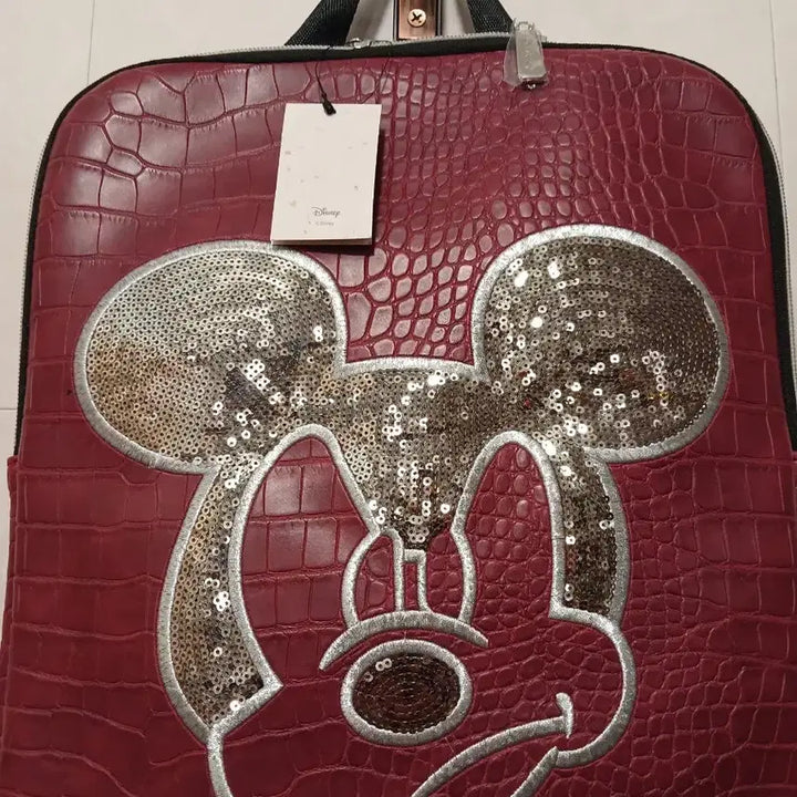 [BUNJANG] Disney Authentic Mickey Mouse Pattern Backpack / 디즈니 정품 미키마우스 패턴 백팩