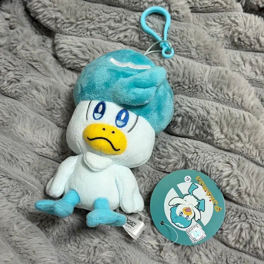 [BUNJANG] Pokemon Quaxly 13cm Plush Keychain / 포켓몬 꾸왁스 13cm 인형 키링