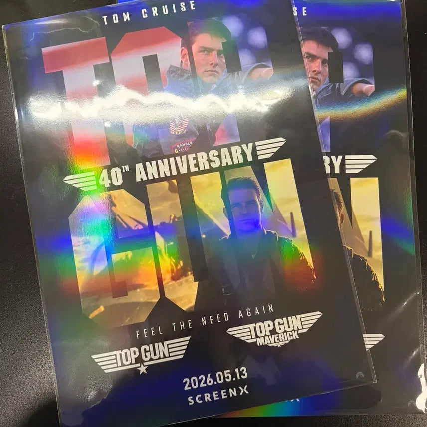 [BUNJANG] Top Gun 40th Anniversary ScreenX Poster (Sealed) / 미개봉 탑건 40주년 기념 스크린엑스 포스터