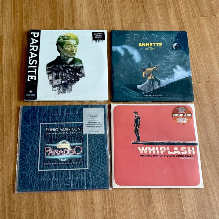 [BUNJANG] Parasite, Cinema Paradiso, Whiplash, Annette Limited Edition Vinyl OST Bundle / [한정반영화LP]기생충그린 시네마천국핑크 위플래쉬디럭스아네트 바이닐OST