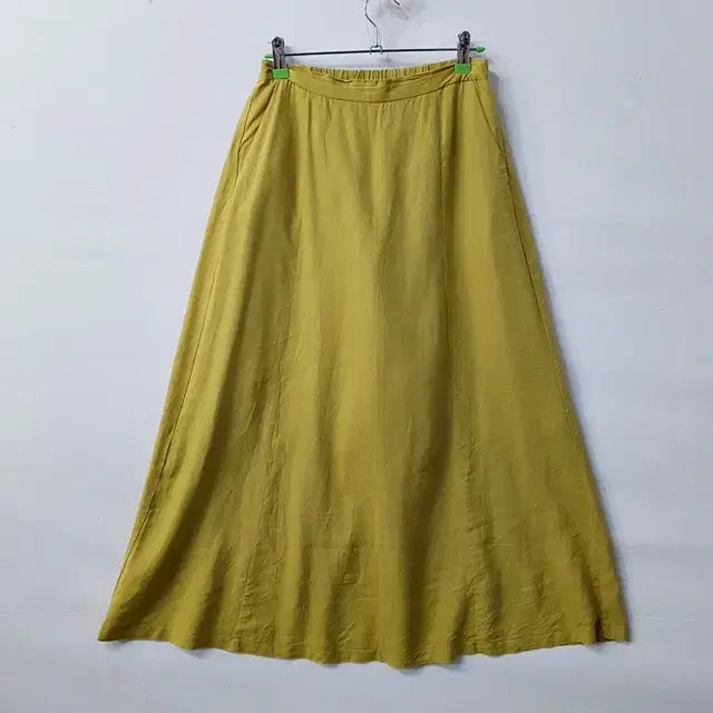 [BUNJANG] GU Linen Blend Banding Skirt / GU 린넨 밴딩 스커트