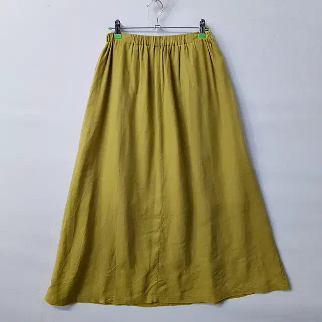 [BUNJANG] GU Linen Blend Banding Skirt / GU 린넨 밴딩 스커트