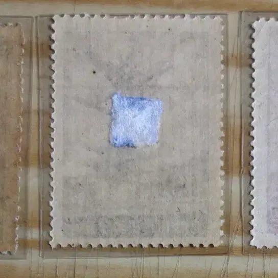[BUNJANG] 1956 Airmail Stamp Set (3 Types) / 엷은발살무늬항공3종, 박지항공3종, 단편우표, 1956년