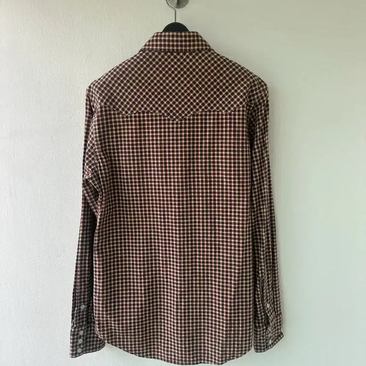 [BUNJANG] RRL Gingham Check Western Shirt / RRL 더블알엘 깅엄체크 웨스턴셔츠