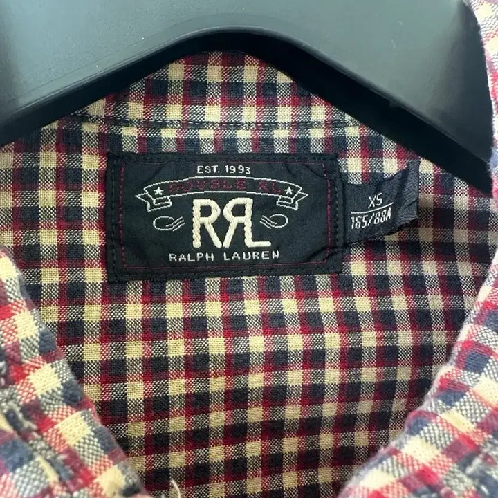 [BUNJANG] RRL Gingham Check Western Shirt / RRL 더블알엘 깅엄체크 웨스턴셔츠