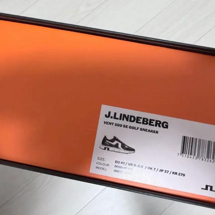 [BUNJANG] J.LINDEBERG Vent 500 White Sneakers / (새상품/정품) J.LINDEBERG 제이린드버그 벤트500 흰색