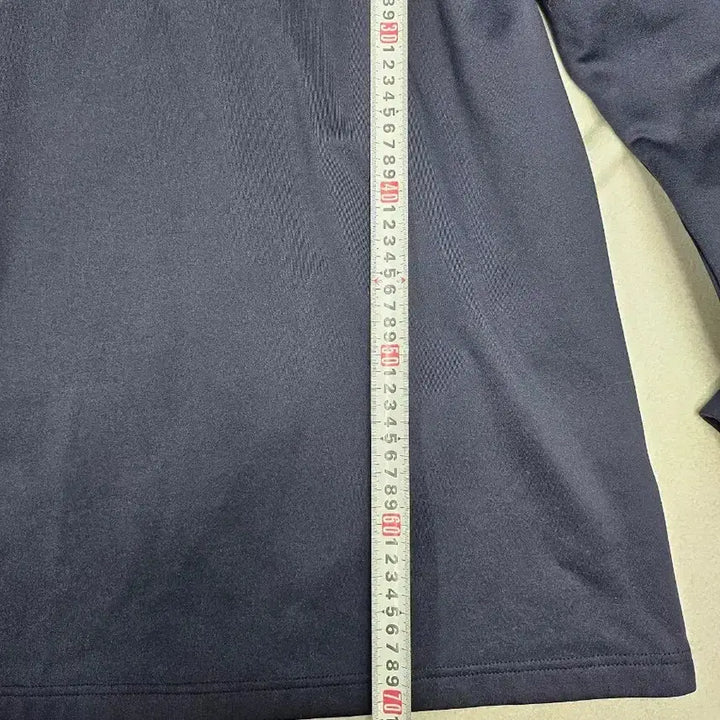 [BUNJANG] Adidas Golf Long Sleeve Polo Shirt (Navy, L) / 아디다스 골프 긴팔 카라티 기모 네이비 L