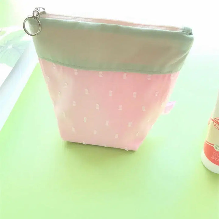 [BUNJANG] Aisummerry Strawberry Pouch Pink / 아이브레이 파우치 아이썸머리 딸기 파우치 핑크