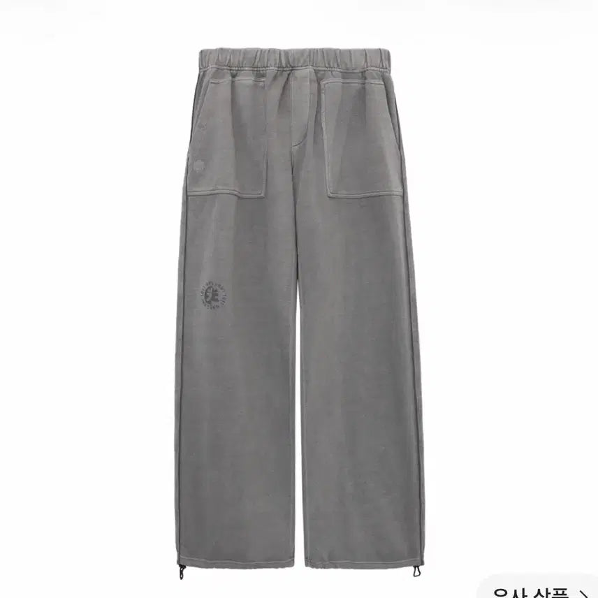 [BUNJANG] Politeru 1011 Fatigue Sweatpants 1.2v Dirty Gray / [1] 폴리테루 1011 퍼티그 스웨트팬츠 1.2v 더티 그레이
