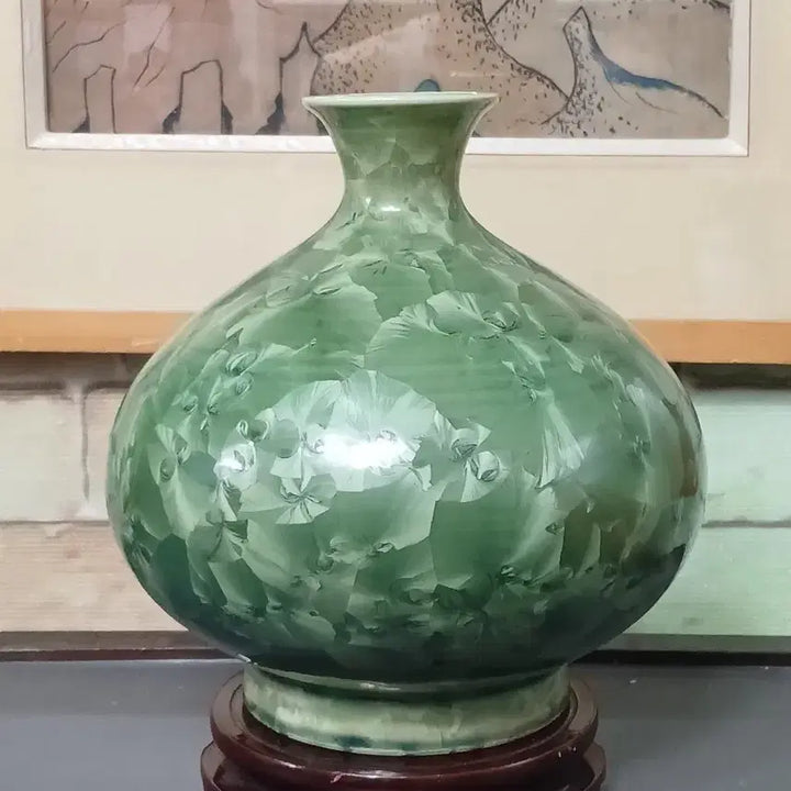 [BUNJANG] Crystal Glaze Ceramic Vase / 결정유 도자기화병