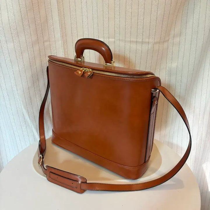 [BUNJANG] Feroni Firenze Italy Genuine Leather Two-Way Bag / 정품 페로니 피렌체 이태리 통가죽 투웨이백